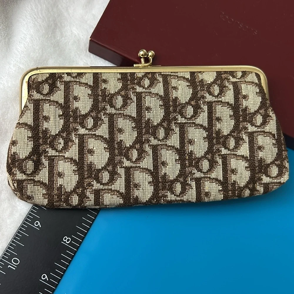 Dior Brown Monogram Clutch